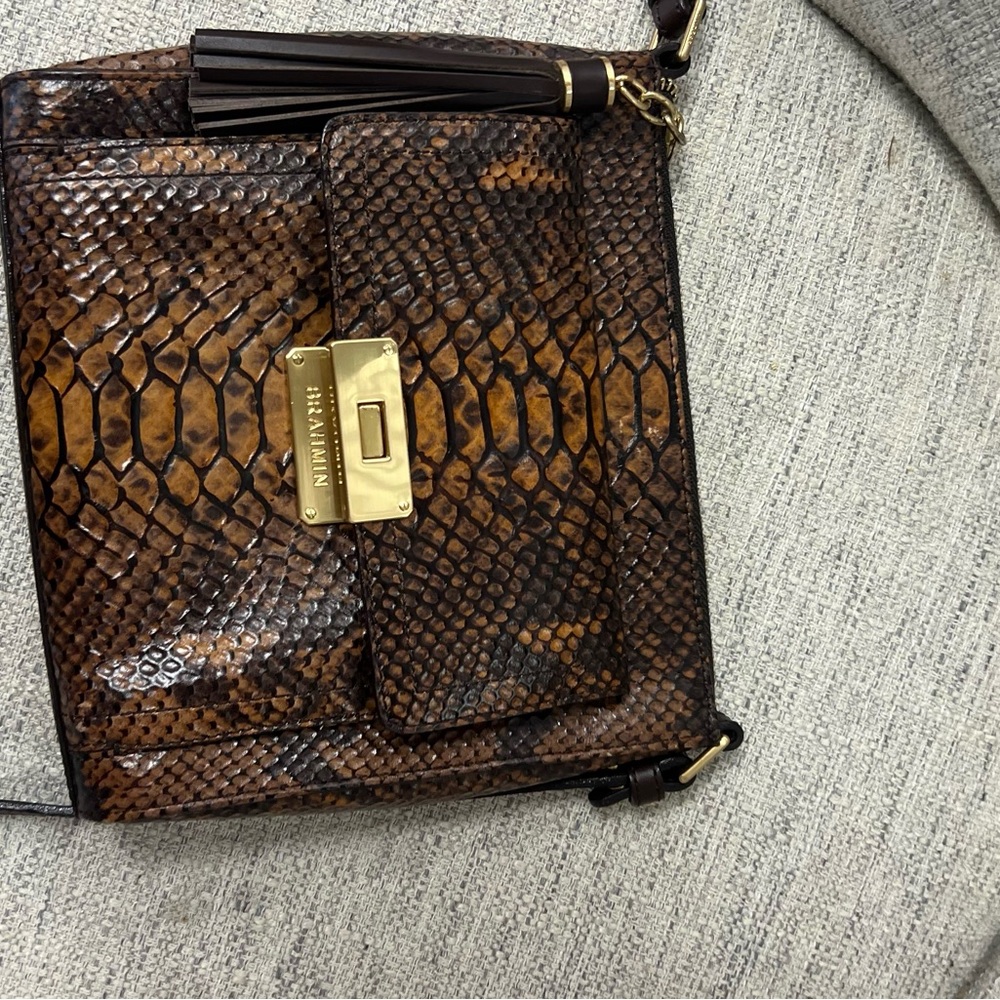BRAHMIN  ITALIAN LEATHER BAG
